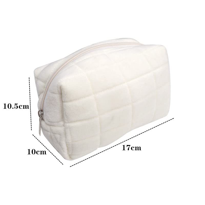 Portable Plush Makeup Bag
