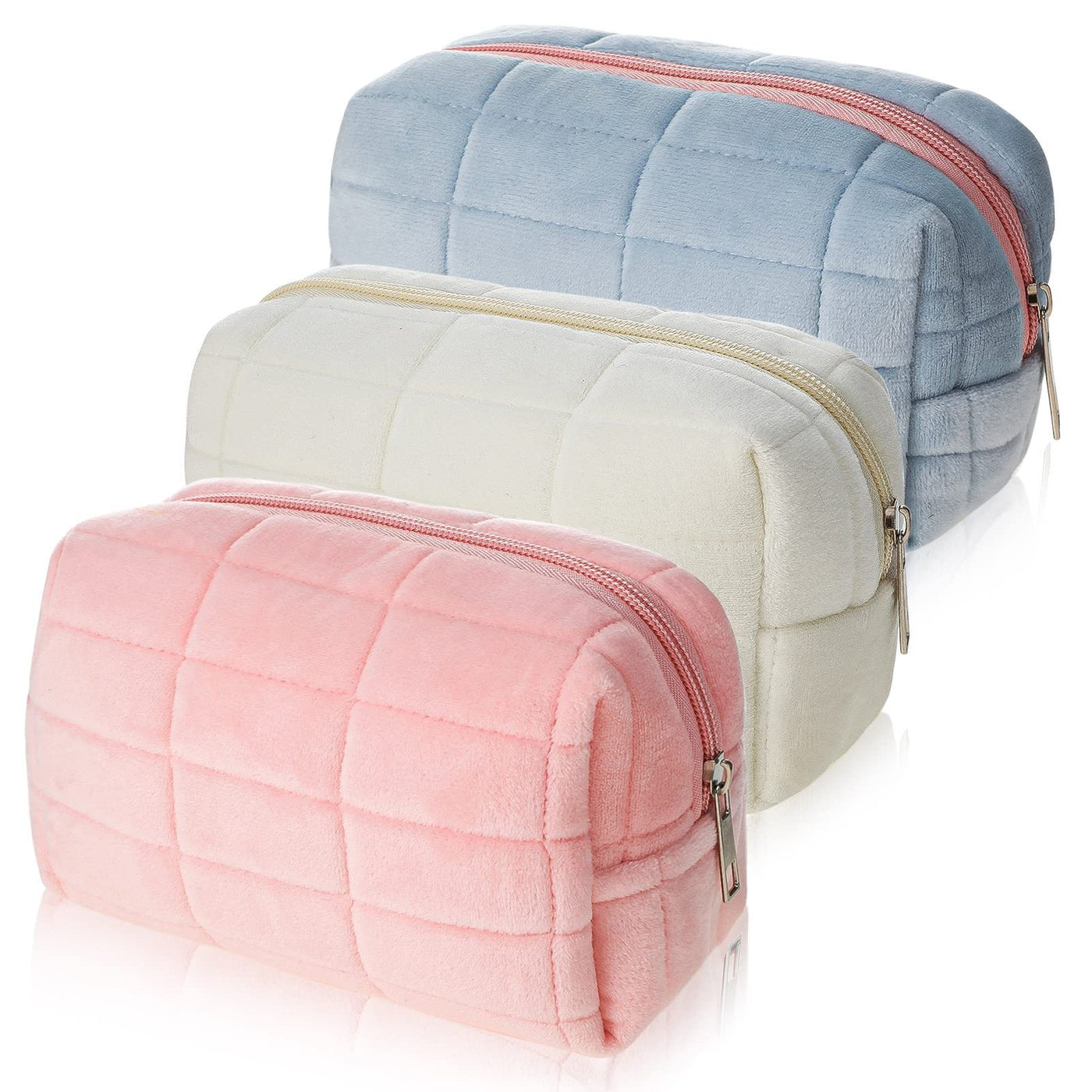Portable Plush Makeup Bag
