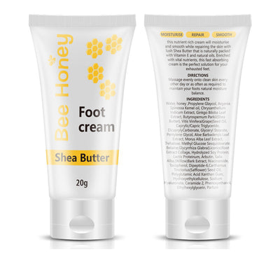 Honey moisturizing foot cream